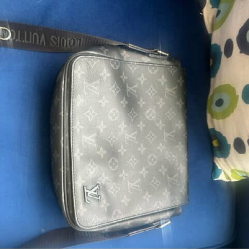 Louis Vuitton Gray Monogram Messenger Bag